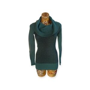 Candies sweater cowl turtleneck green XS